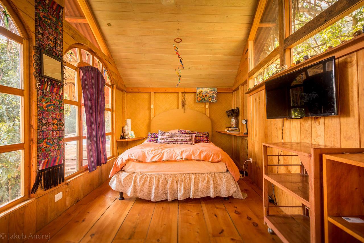 Lake Front Cabin At Los Elementos Santa Cruz La Laguna Extérieur photo