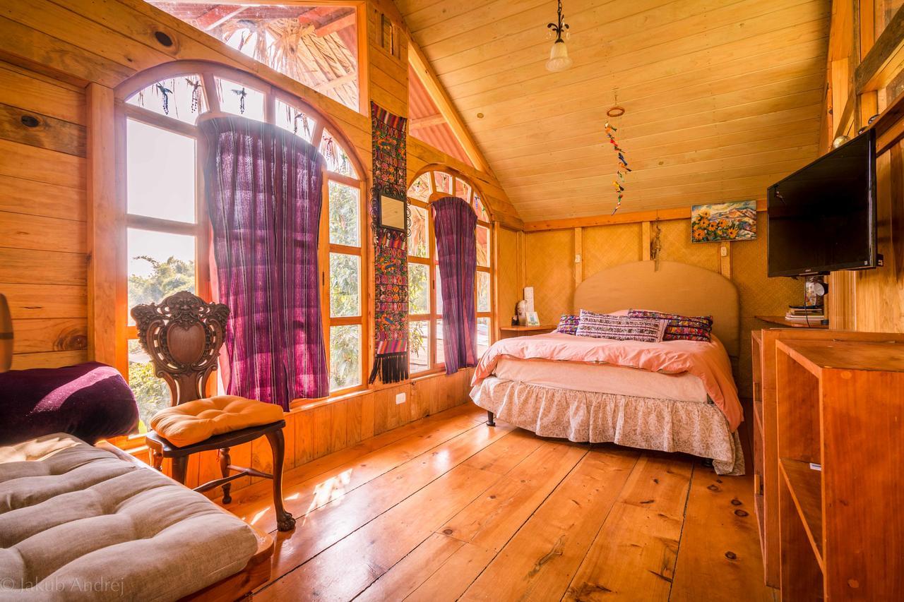 Lake Front Cabin At Los Elementos Santa Cruz La Laguna Extérieur photo